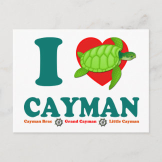 I Love Cayman Postcard