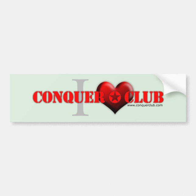 I Love CC Bumper Sticker (Front)