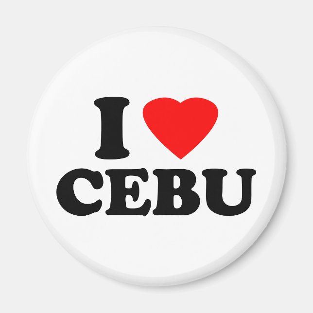 I Love Cebu Magnet (Front)