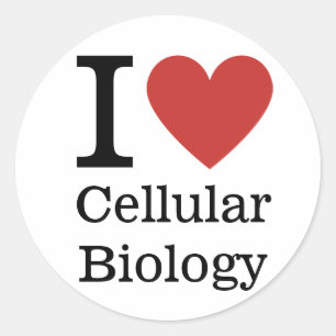 I ❤️ Love Cellular Biology STICKER
