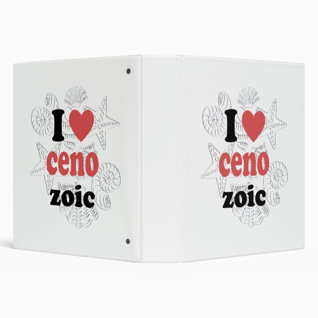 I love Cenozoic funny quote for scientists Binder (Background)