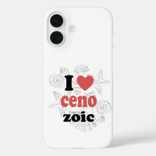 I love Cenozoic funny quote for scientists iPhone 16 Case