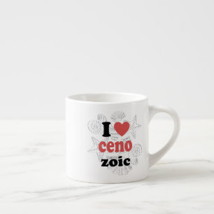 I love Cenozoic funny quote for scientists Espresso Cup