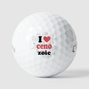 I love Cenozoic funny quote for scientists Golf Balls