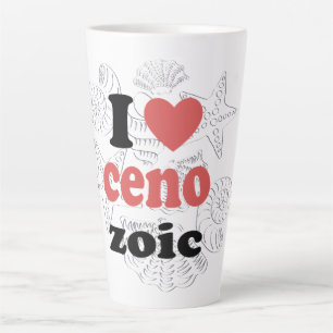 I love Cenozoic funny quote for scientists Latte Mug