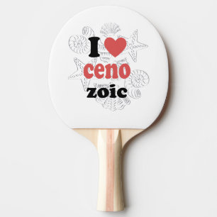 I love Cenozoic funny quote for scientists Ping Pong Paddle