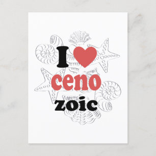 I love Cenozoic funny quote for scientists Postcard