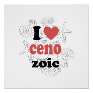 I love Cenozoic funny quote for scientists Poster