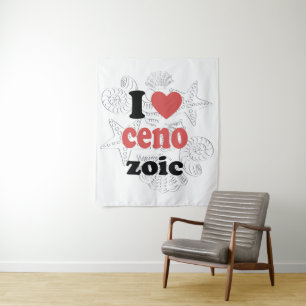 I love Cenozoic funny quote for scientists Tapestry