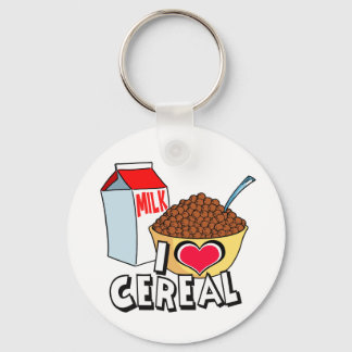 I LOVE CEREAL KEYCHAIN