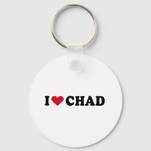 I LOVE CHAD KEYCHAIN