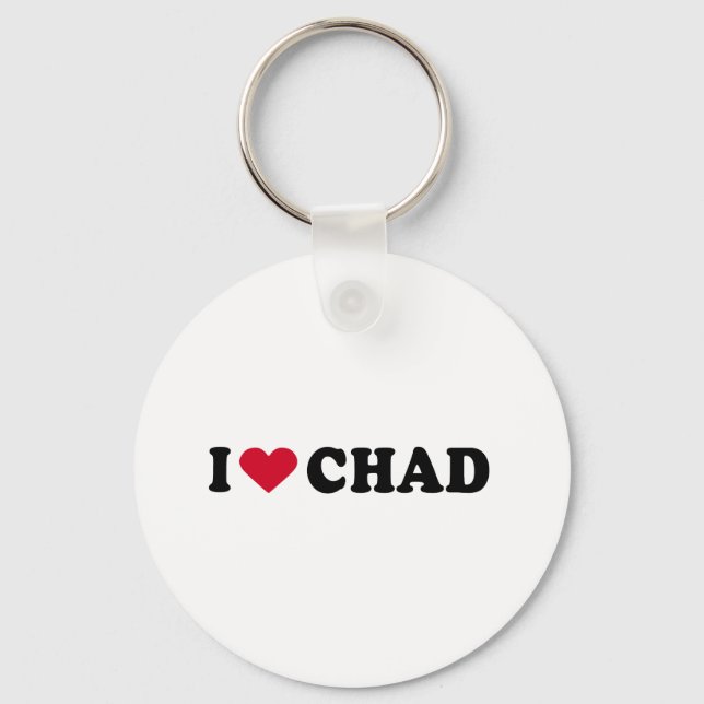 I LOVE CHAD KEYCHAIN (Front)