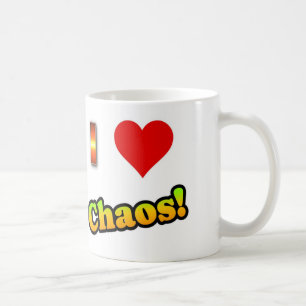 I Love Chaos! Coffee Cup