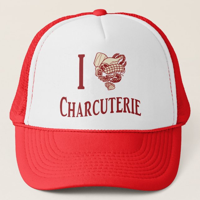 I Love Charcuterie Trucker Hat (Front)