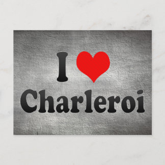I Love Charleroi, Belgium Postcard