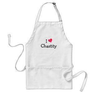 I Love Chastity Standard Apron