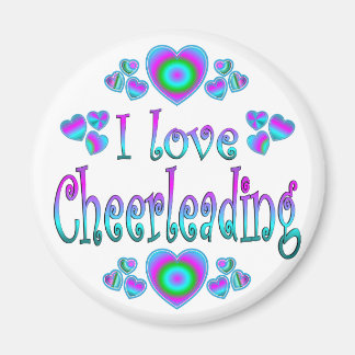 I Love Cheerleading Magnet