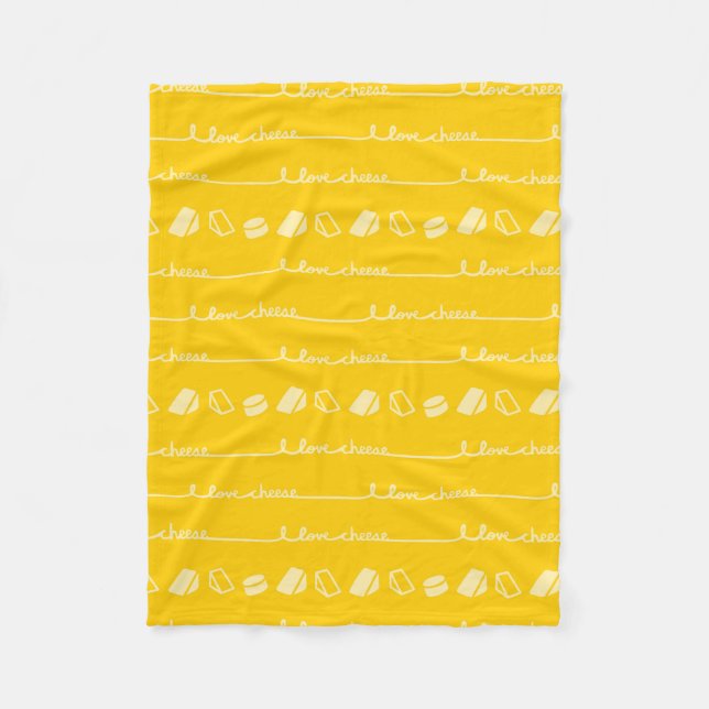 I Love Cheese Blanket (Front)