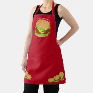 I Love Cheeseburgers Apron