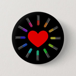 I Love Chemistry 2 Inch Round Button