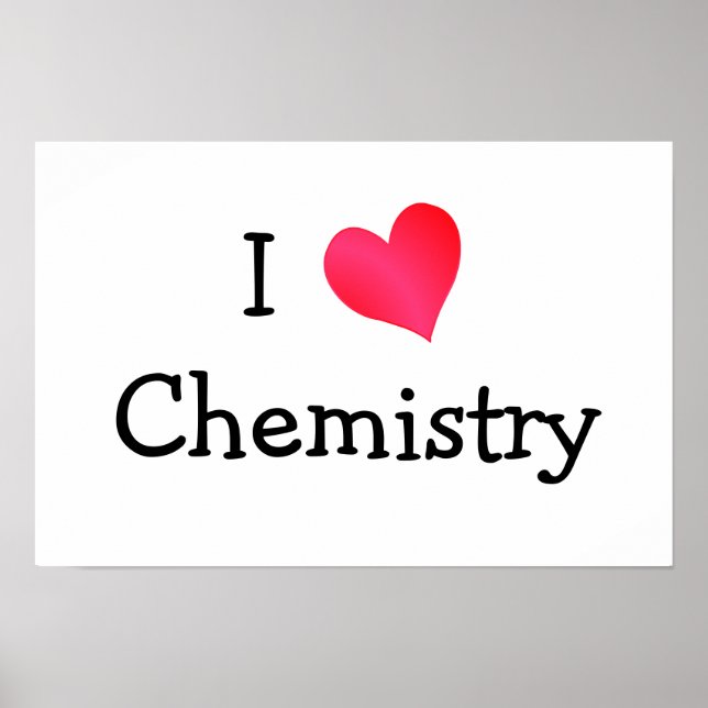 I Love Chemistry Poster (Front)