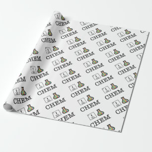 I Love Chemistry Wrapping Paper