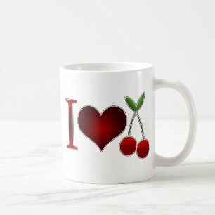 I Love Cherries Coffee Mug