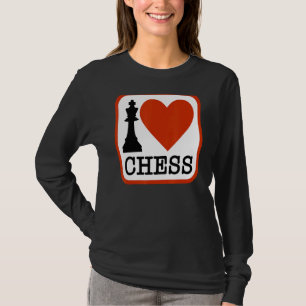 I Love Chess Queen Chess I Heart Chess Love Chess T-Shirt