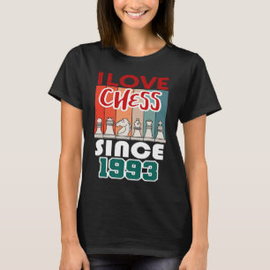 I love chess since 1993 T-Shirt
