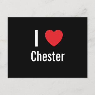 I love Chester Postcard