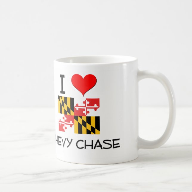 I Love Chevy Chase Maryland Coffee Mug (Right)