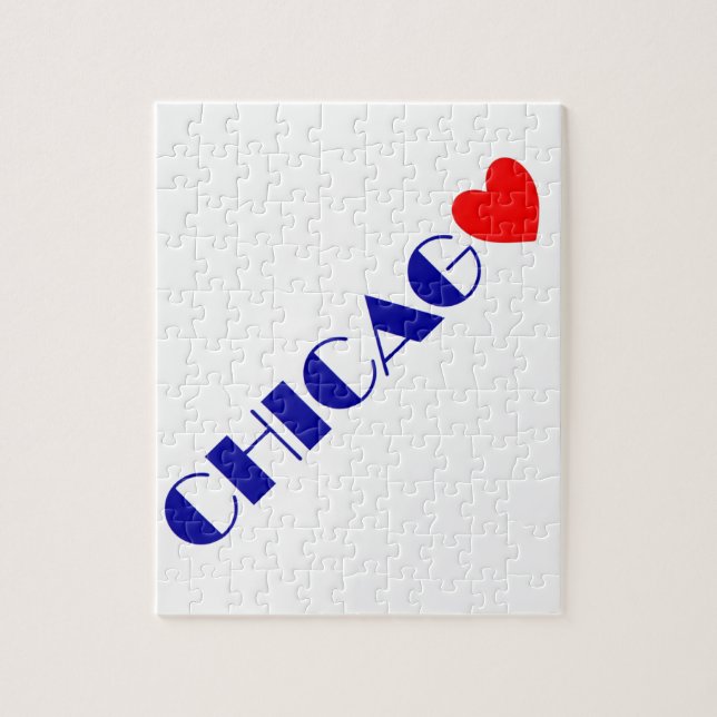 I love Chicago Jigsaw Puzzle (Vertical)
