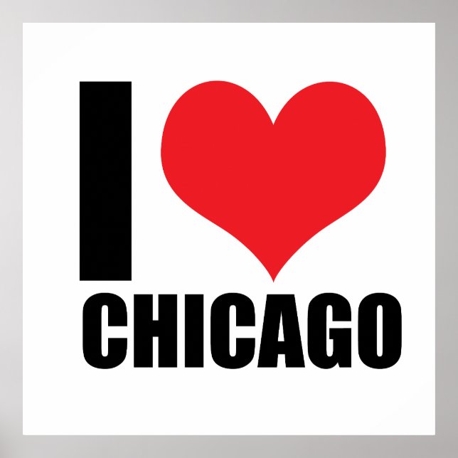 I love Chicago Poster (Front)