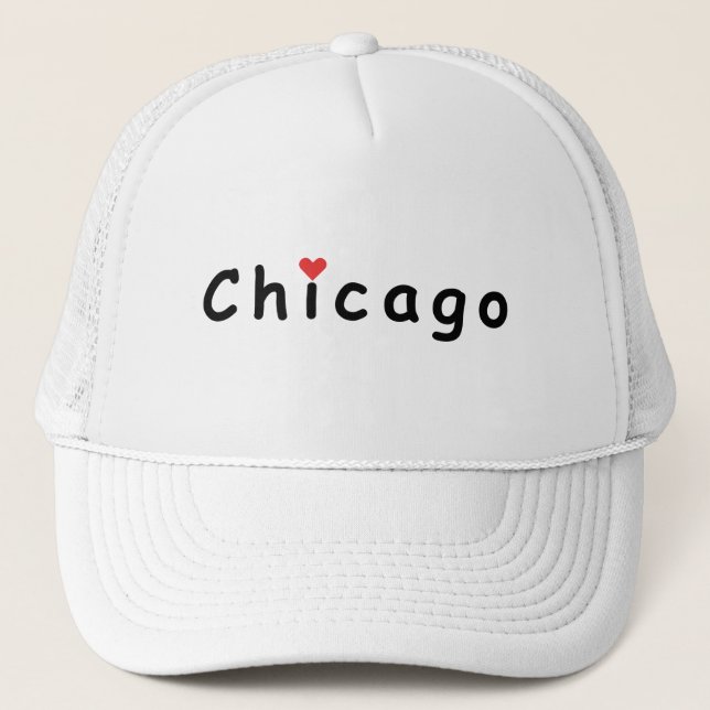 I love Chicago Trucker Hat (Front)