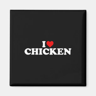 I Love Chicken - Heart  Magnet