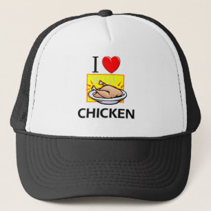 I Love Chicken Trucker Hat
