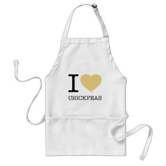 I LOVE CHICKPEAS STANDARD APRON
