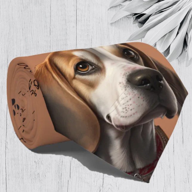 I Love Chiens Beagle Cravate (Créateur téléchargé)