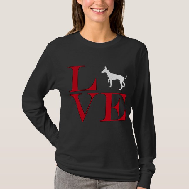 I Love Chihuahuas - Dark Coloured Tee (Front)