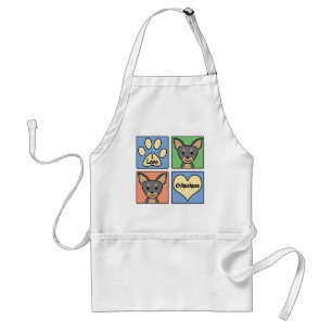 I Love Chihuahuas Standard Apron