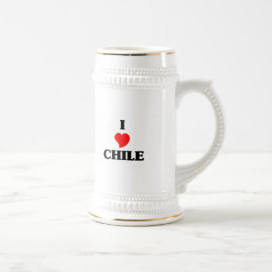 I Love Chile Beer Stein
