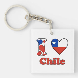 I love Chile Keychain