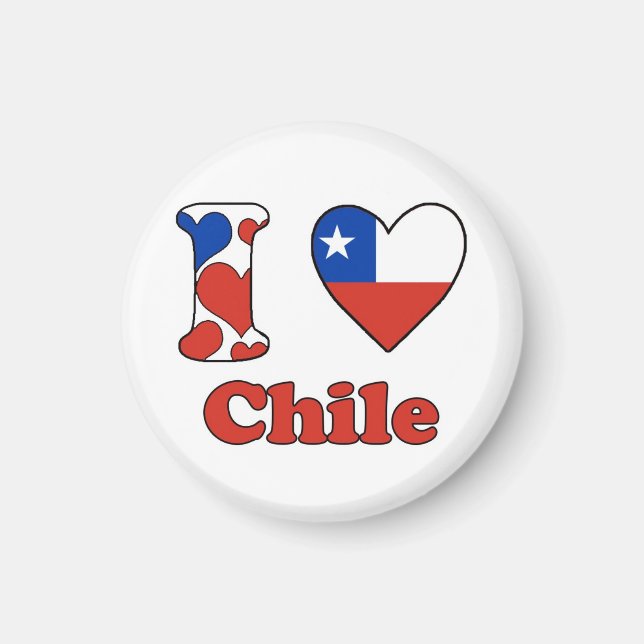 I love Chile magnet (Front)