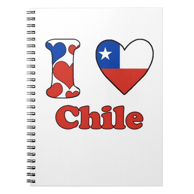 I love Chile Notebook (Front)