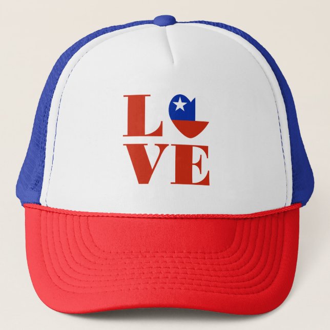 I love Chile Trucker Hat (Front)
