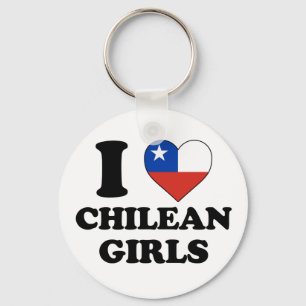 I love Chilean girls Keychain