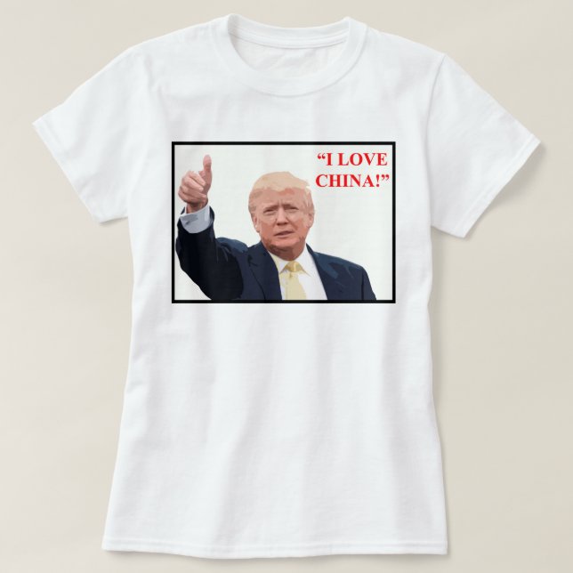 "I love CHINA!" T-Shirt (Design Front)