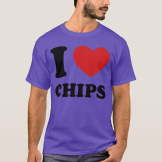 I Love Chips retro T-Shirt