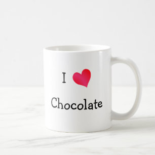 I Love Chocolate Coffee Mug