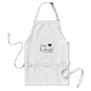 I Love Chocolate, in French! Standard Apron